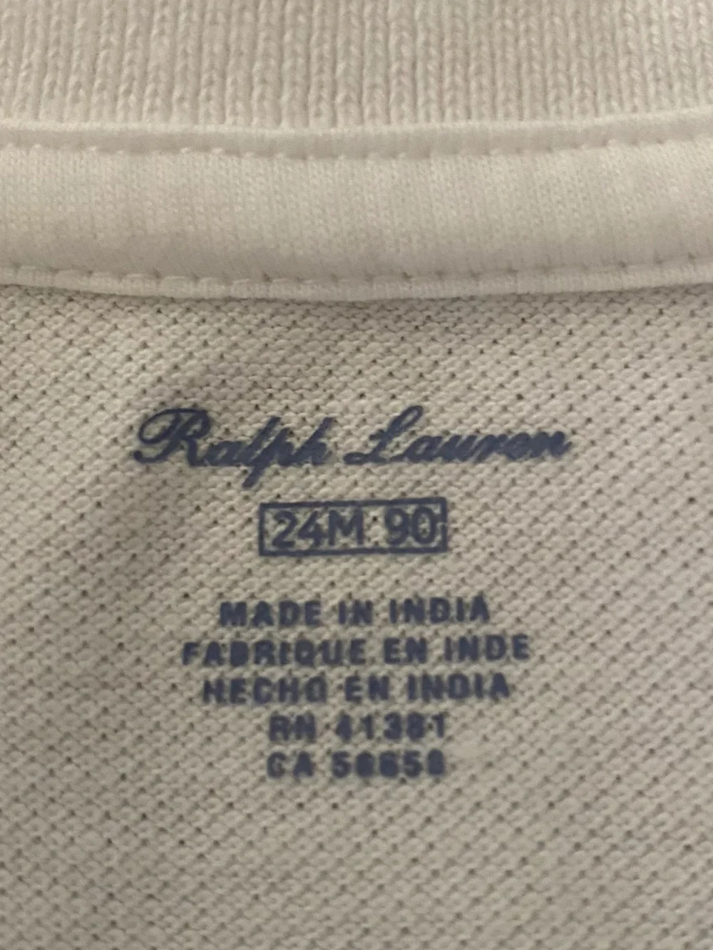 Ralph Lauren White Polo Peplum Bubble Romper